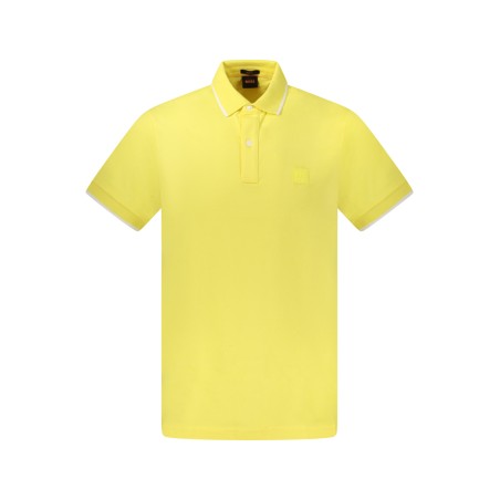 HUGO BOSS POLO MANICHE CORTE UOMO GIALLO