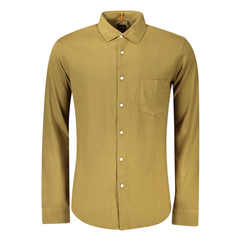 HUGO BOSS CAMICIA MANICHE LUNGHE UOMO VERDE