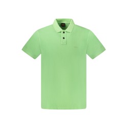 HUGO BOSS POLO MANICHE CORTE UOMO VERDE