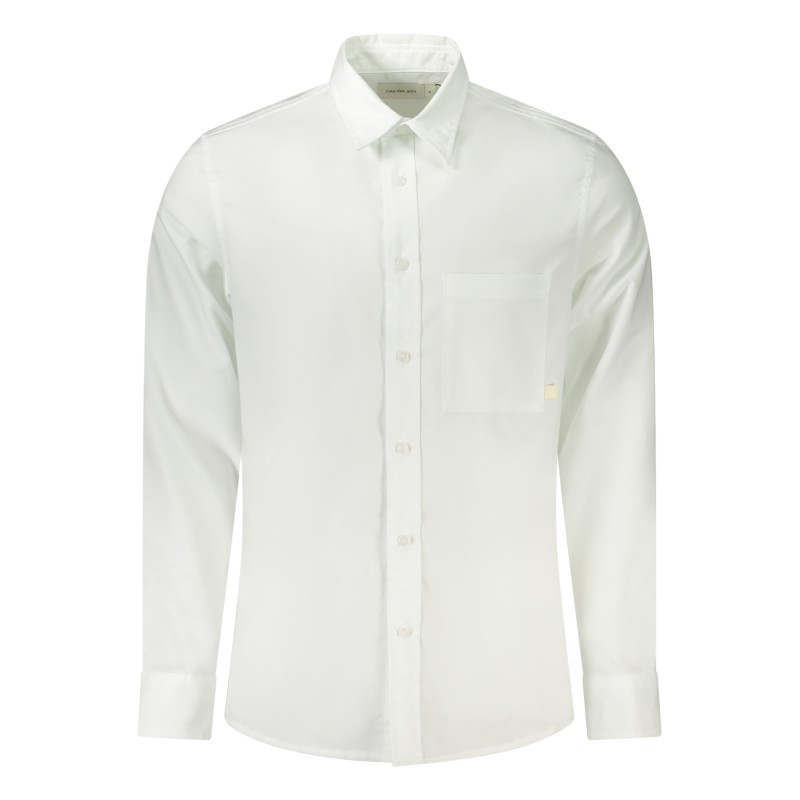 CALVIN KLEIN CAMICIA MANICHE LUNGHE UOMO BIANCO