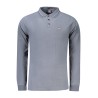 NORWAY 1963 POLO MANICHE LUNGHE UOMO GRIGIO