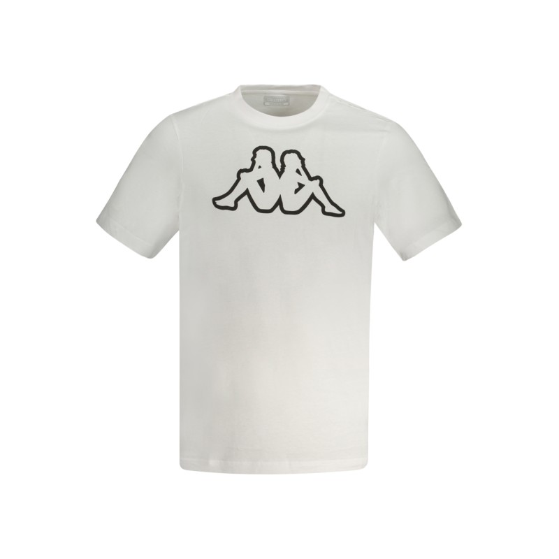 KAPPA T-SHIRT MANICHE CORTE UOMO BIANCO