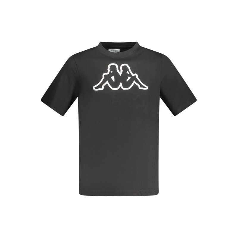 KAPPA T-SHIRT MANICHE CORTE UOMO NERO