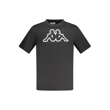 KAPPA T-SHIRT MANICHE CORTE UOMO NERO