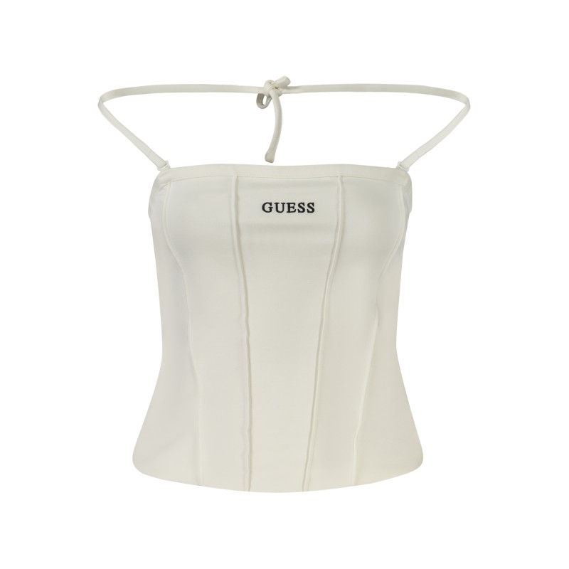 GUESS JEANS TOP DONNA BIANCO