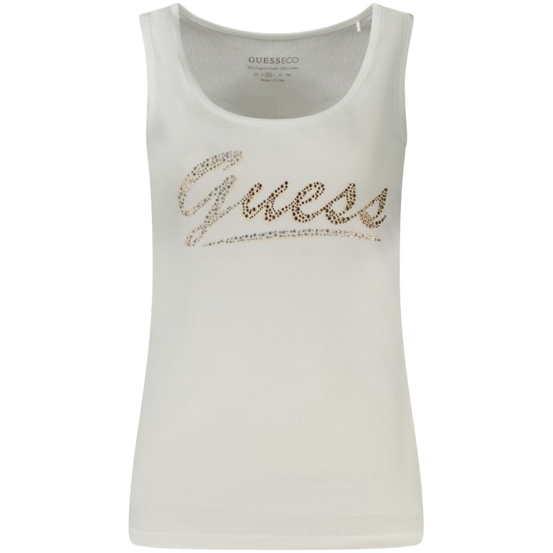 GUESS JEANS CANOTTA DONNA BIANCO