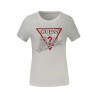 GUESS JEANS T-SHIRT MANICHE CORTE DONNA BIANCO