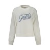 GUESS JEANS FELPA SENZA ZIP DONNA BIANCO