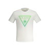 GUESS JEANS T-SHIRT MANICHE CORTE UOMO BIANCO