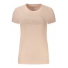 GUESS JEANS T-SHIRT MANICHE CORTE DONNA ROSA