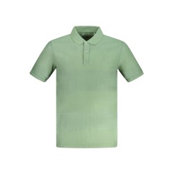 GUESS JEANS POLO MANICHE CORTE UOMO VERDE