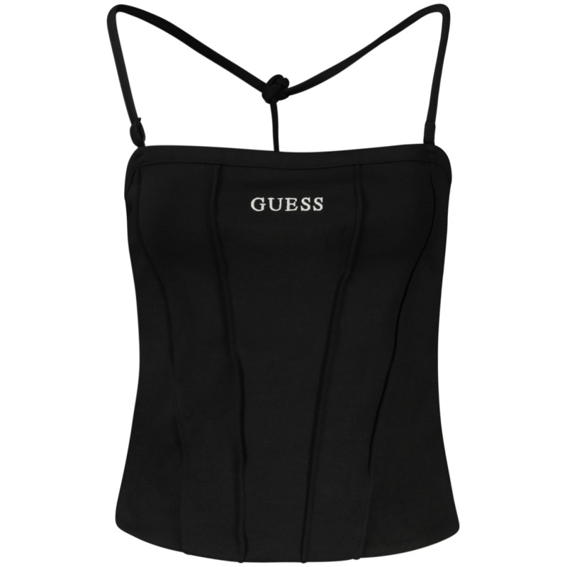 GUESS JEANS TOP DONNA NERO