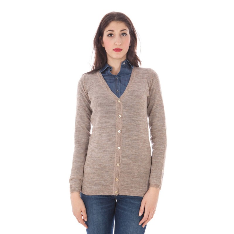 FRED PERRY CARDIGAN DONNA BEIGE