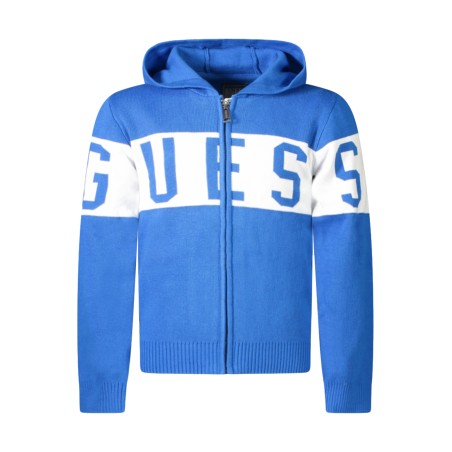 GUESS JEANS CARDIGAN BAMBINO BLU