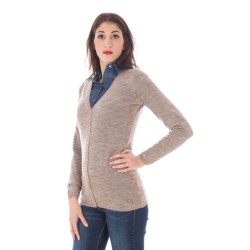 FRED PERRY CARDIGAN DONNA BEIGE