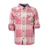 GUESS JEANS CAMICIA MANICHE LUNGHE BAMBINO ROSSO