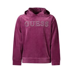 GUESS JEANS FELPA SENZA ZIP BAMBINA VIOLA