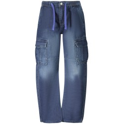 GUESS JEANS PANTALONE BAMBINO BLU