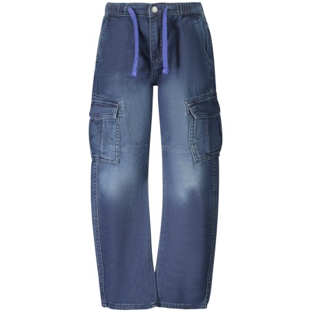 GUESS JEANS PANTALONE BAMBINO BLU