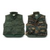 Gilet in cotone imbottito con carniere