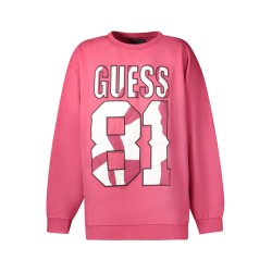 GUESS JEANS FELPA SENZA ZIP BAMBINO ROSSO