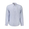 GUESS JEANS CAMICIA MANICHE LUNGHE UOMO BLU