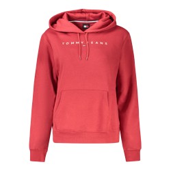 TOMMY HILFIGER FELPA SENZA ZIP DONNA ROSSO