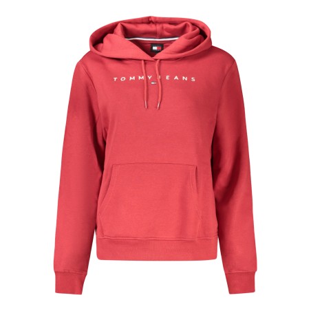 TOMMY HILFIGER FELPA SENZA ZIP DONNA ROSSO