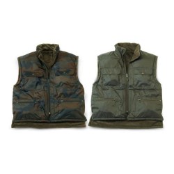 Gilet nylon double face con carniere