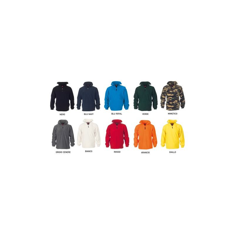 Maglia DOLOMITI pile antipilling 280 gr/mq con zip e varie tasche con zip