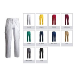 Pantalone CARGO multitasche con elastico e passanti in vita