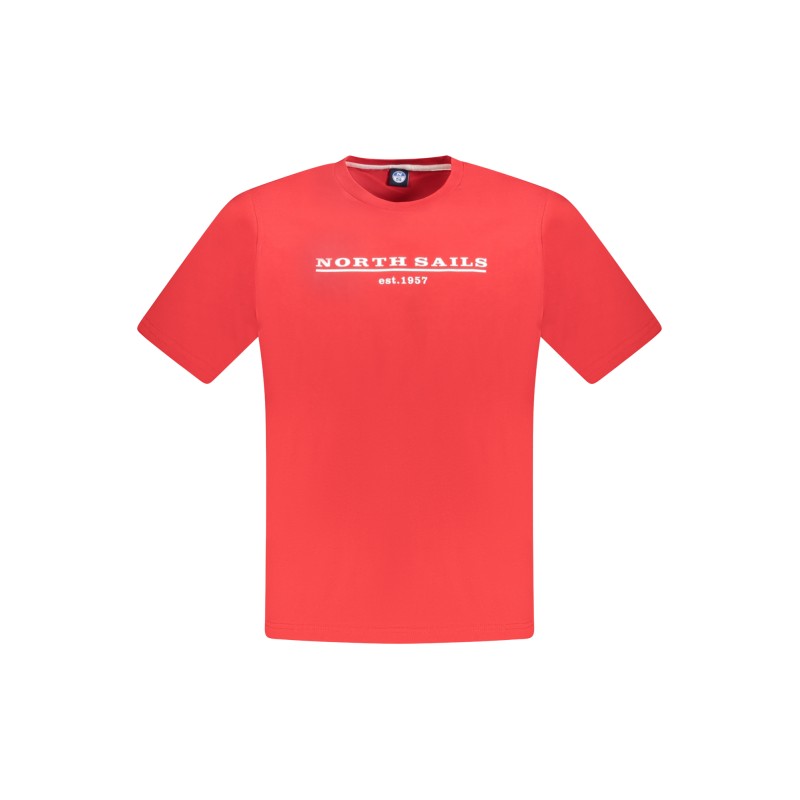 NORTH SAILS T-SHIRT MANICHE CORTE UOMO ROSSO