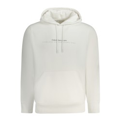 CALVIN KLEIN FELPA SENZA ZIP UOMO BIANCO