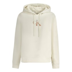 CALVIN KLEIN FELPA SENZA ZIP DONNA BIANCO