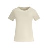 CALVIN KLEIN T-SHIRT MANICHE CORTE DONNA BEIGE