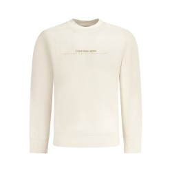 CALVIN KLEIN FELPA SENZA ZIP UOMO BEIGE