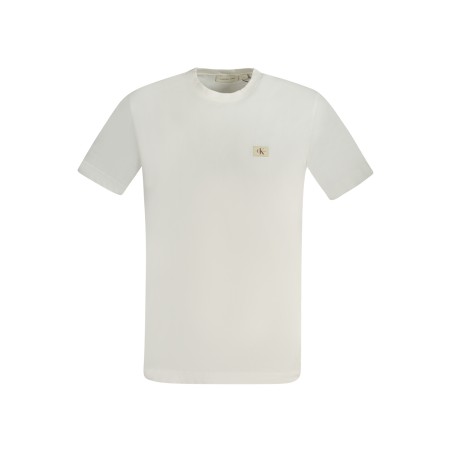 CALVIN KLEIN T-SHIRT MANICHE CORTE UOMO BIANCO