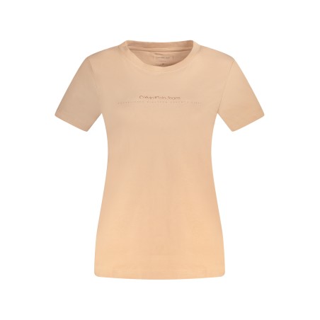 CALVIN KLEIN T-SHIRT MANICHE CORTE DONNA ROSA