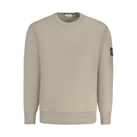 CALVIN KLEIN FELPA SENZA ZIP UOMO BEIGE