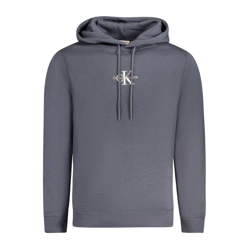 CALVIN KLEIN FELPA SENZA ZIP UOMO BLU