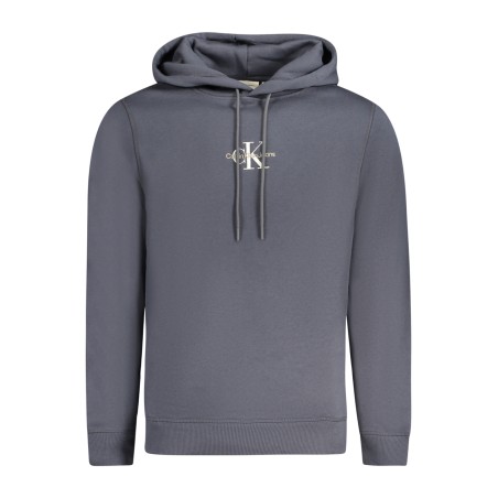 CALVIN KLEIN FELPA SENZA ZIP UOMO BLU