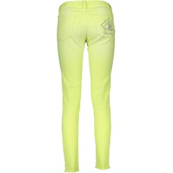 JUST CAVALLI PANTALONE DONNA GIALLO