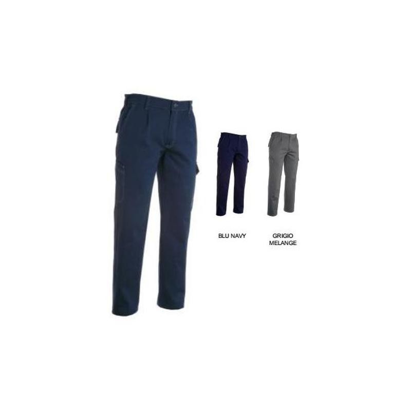 Pantalone DAKOTA invernali modello tipo jeans in 100% cotone satin brushed