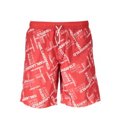 KARL LAGERFELD BEACHWEAR COSTUME PARTE SOTTO UOMO ROSSO