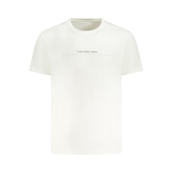 CALVIN KLEIN T-SHIRT MANICHE CORTE UOMO BIANCO