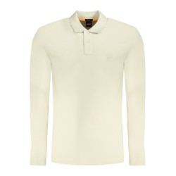 HUGO BOSS POLO MANICHE CORTE UOMO BEIGE