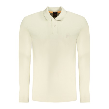 HUGO BOSS POLO MANICHE CORTE UOMO BEIGE