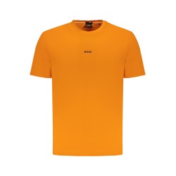 HUGO BOSS T-SHIRT MANICHE CORTE UOMO ARANCIO