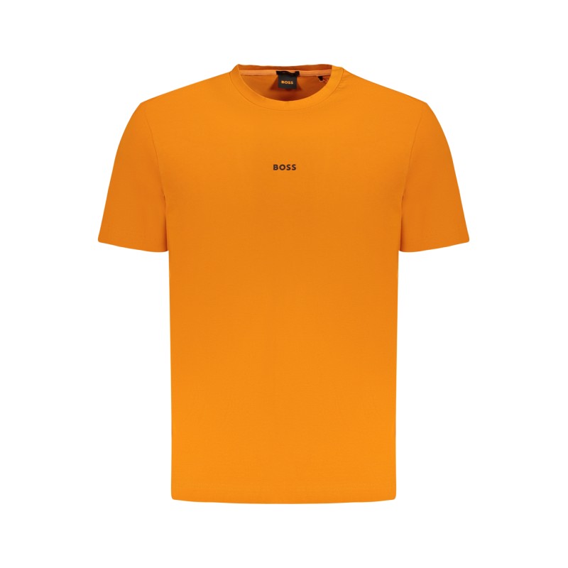 HUGO BOSS T-SHIRT MANICHE CORTE UOMO ARANCIO