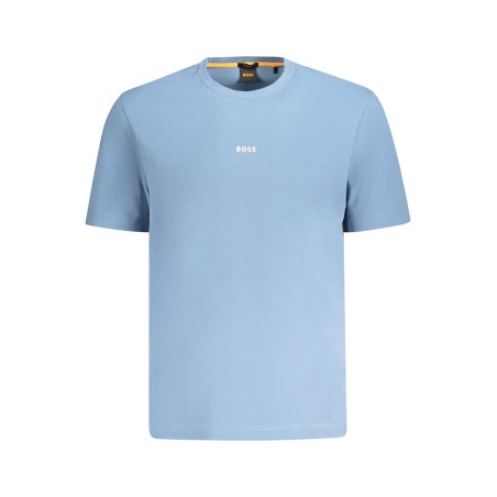 HUGO BOSS T-SHIRT MANICHE CORTE UOMO AZZURRO